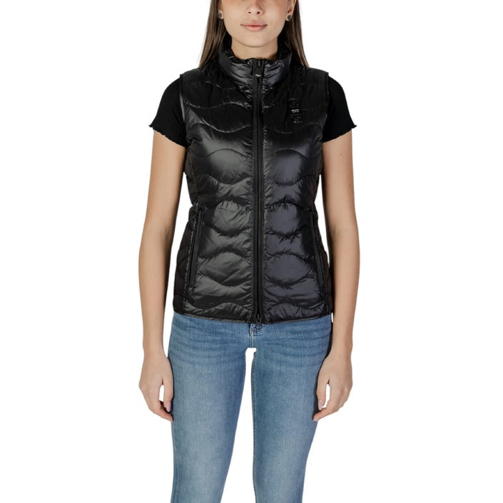 Blauer Gilet Donna