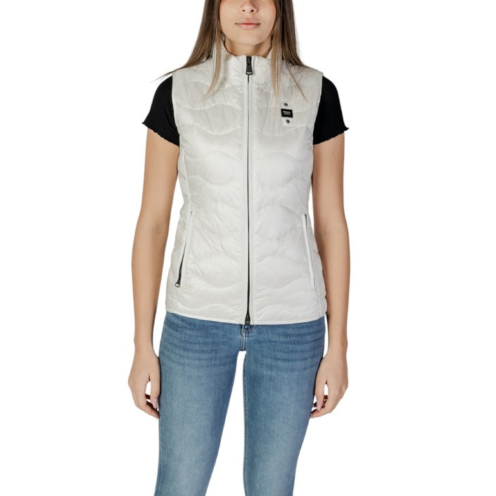Blauer Gilet Donna