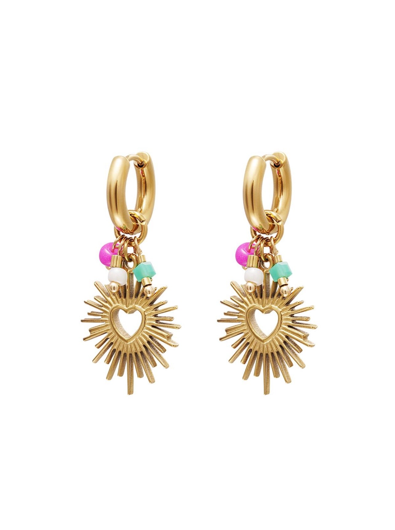 Orecchini cuore sacro