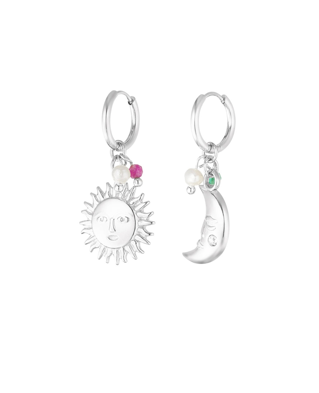 Orecchini stella luna