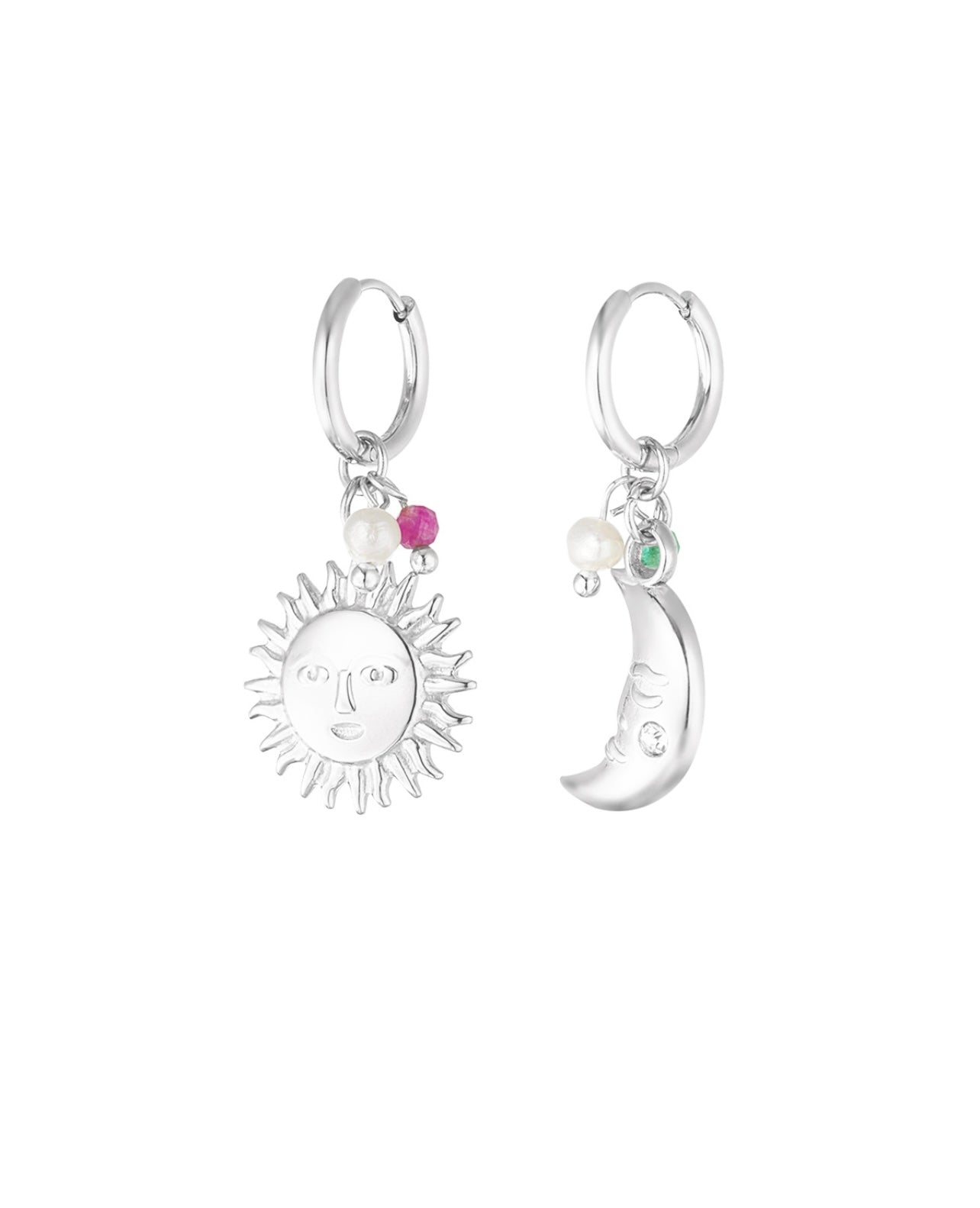 Orecchini stella luna