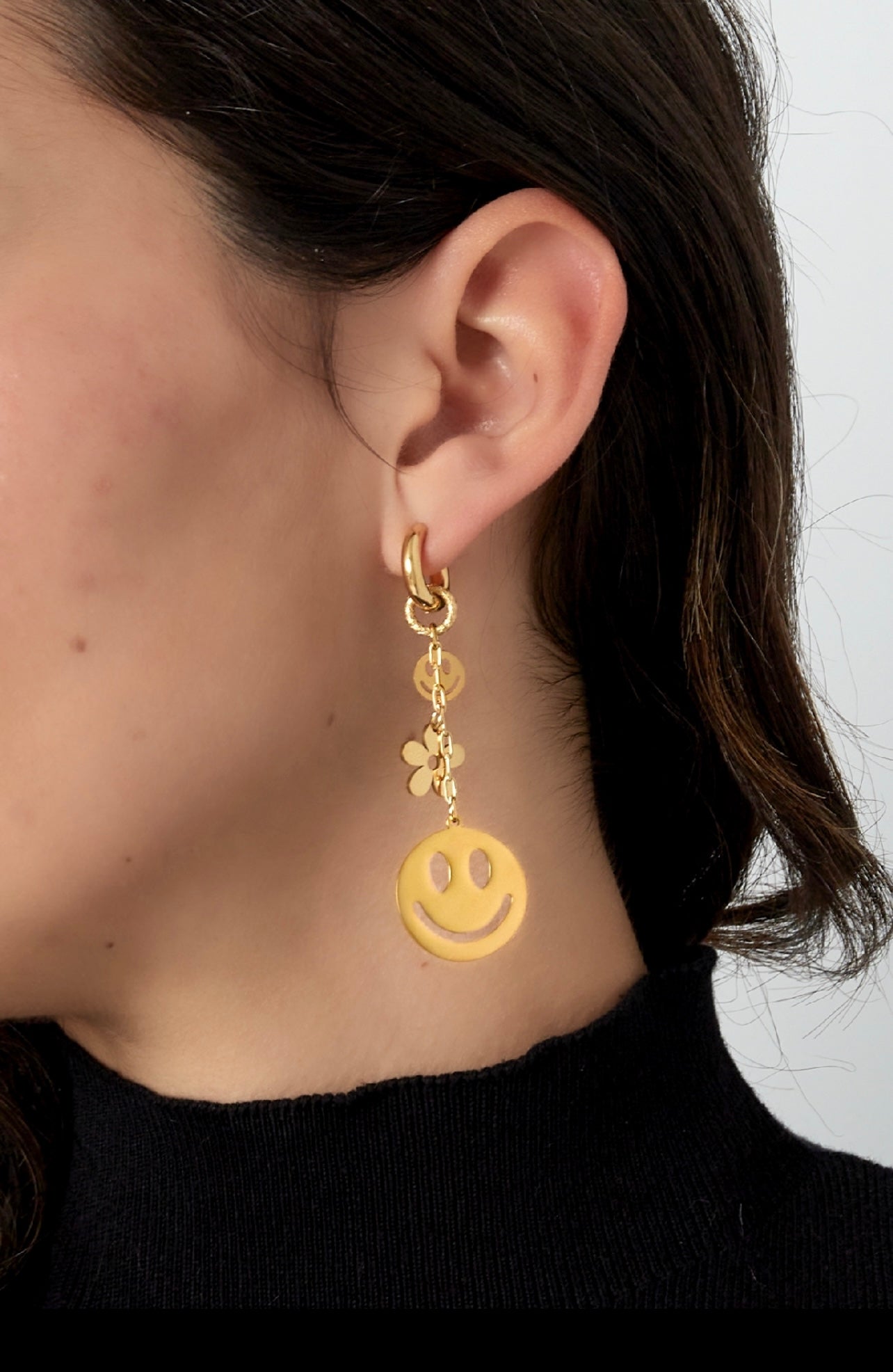 Orecchini lungo smile