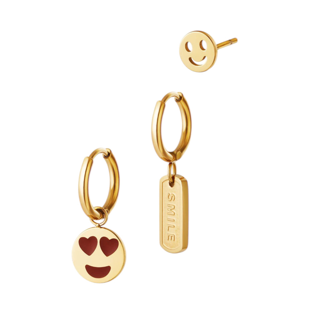 Orecchìni buonumore trio