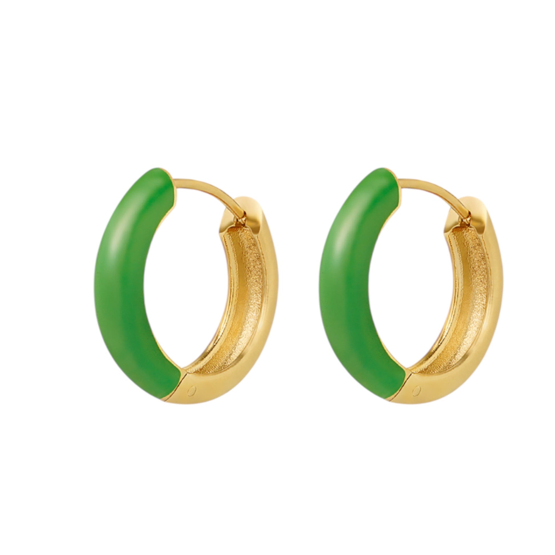 Orecchini cerchio colorato